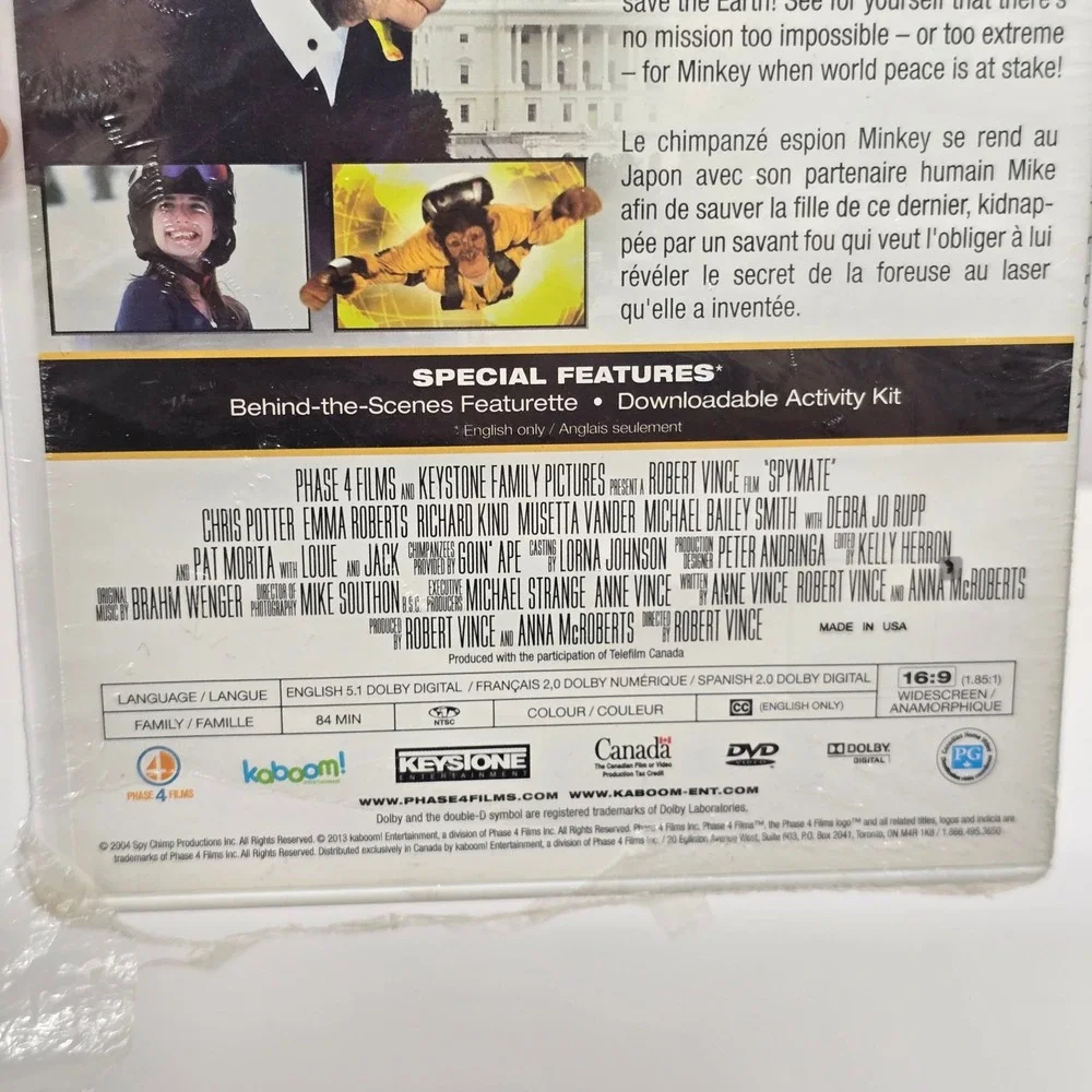 Spymate DVD Mission Chimpossible Spy Comedy Movie Phase 4 Films - Picture 4 of 6